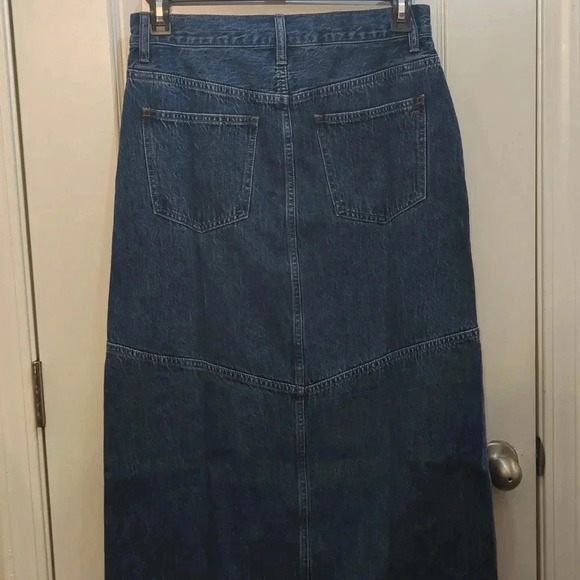 Madewell women's long Jean Skirt - Picture 8 of 9